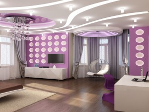 Sketches of interior design of bedrooms